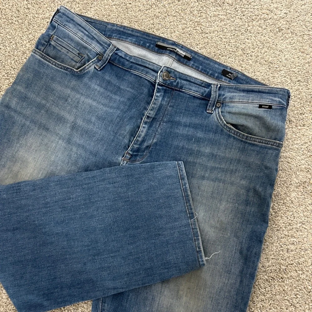 Mavi Zach Straight Leg Jeans 40X30 (Fits 40X27)‎ Blue Athletic Denim Stretch
